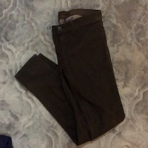 J brand mocha skinny paper thin jeans jegging 27